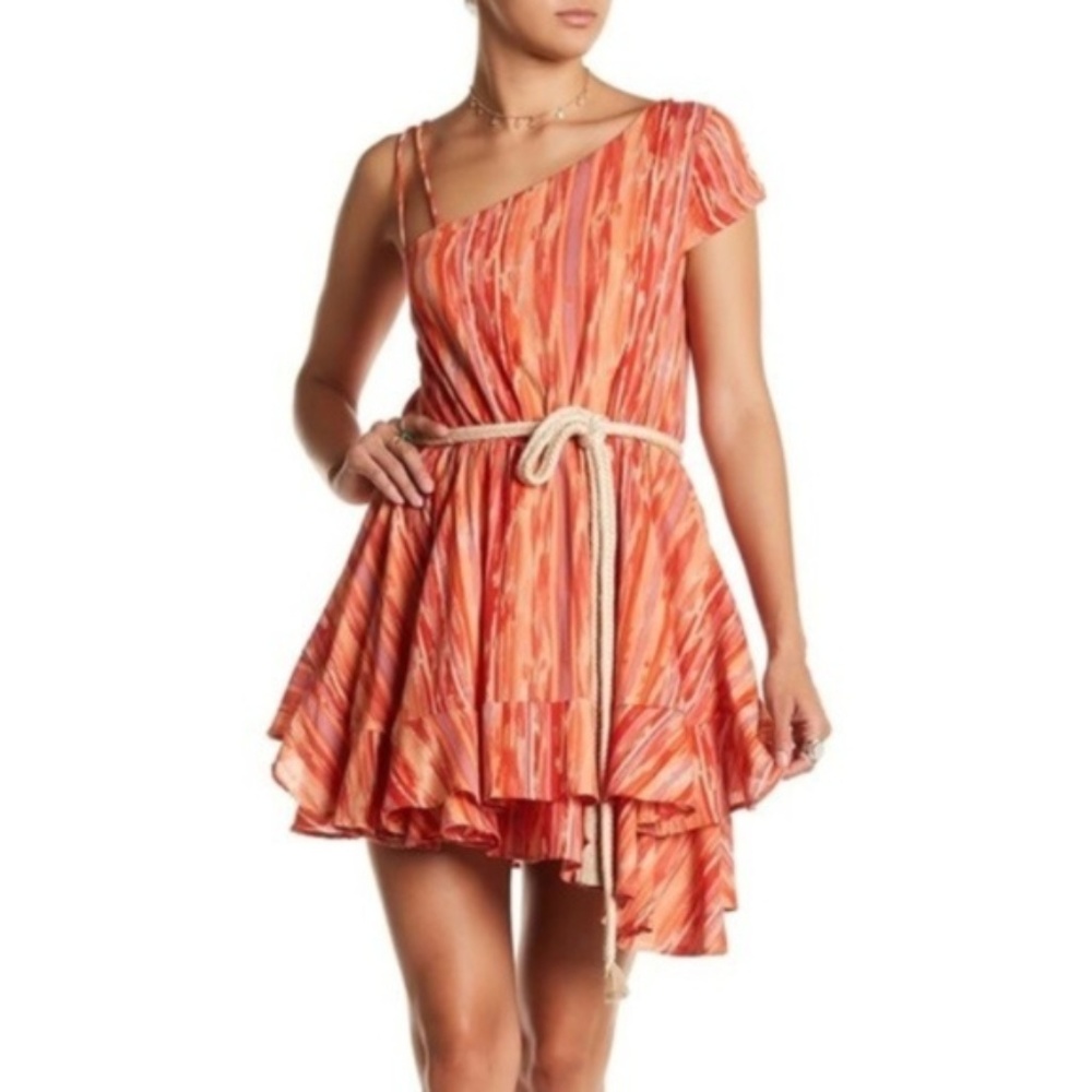 BNWT Free People Heart Shaped Face Asymm Dress